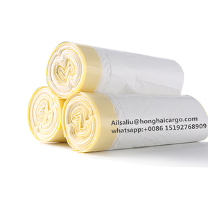 Heavy Buty Bin Liner Bags With Enclosed Drawstring binbag bin liner trash garbage bag in roll