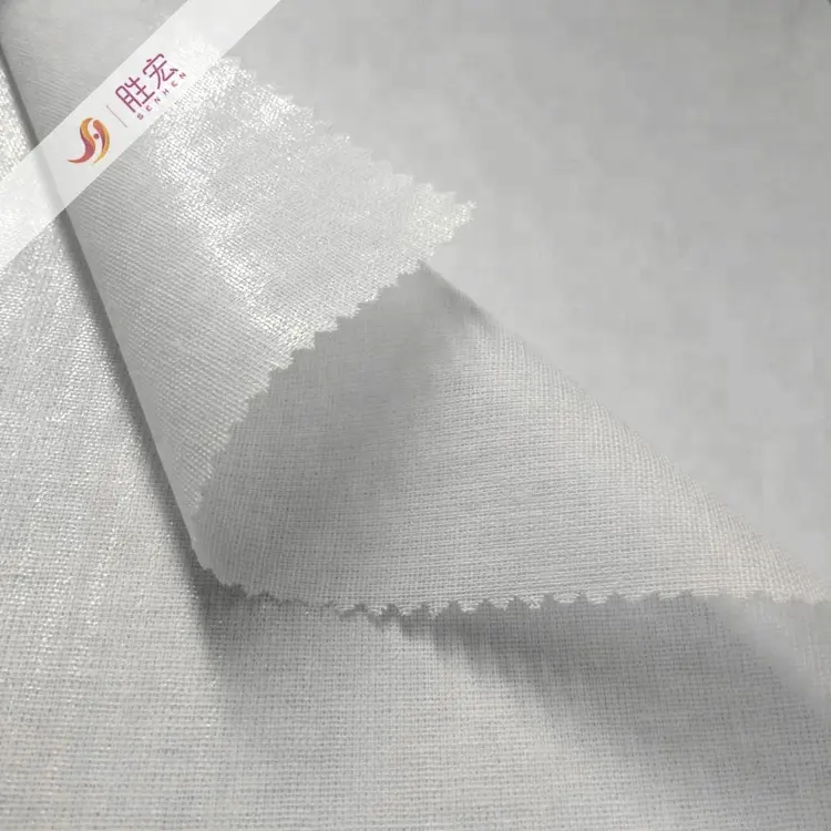 Shirts collar woven hard fusing interlining fabric