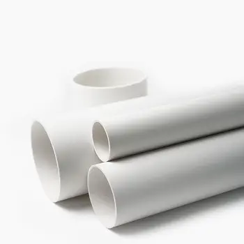 לבן פלסטיק 12 16 20 inch קוטר pvc צינור אספקת מים וניקוז