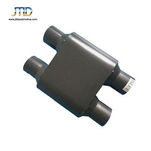 JTLD Silenciador de Escape de Acero Inoxidable Estilo <span class=keywords><strong>FlowMaster</strong></span>, Grosor de 1.2mm, Ajuste Universal - Product Image 2