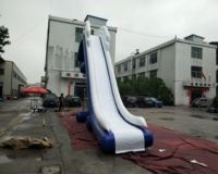 Toboggan aquatique gonflable hermétique pour bateau, toboggan de yacht flottant sur la mer pour adultes