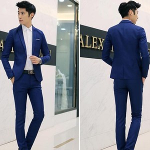 Ensemble de Vêtements pour Hommes M-3XL, Deux Pièces, Un Bouton, <span class=keywords><strong>Costume</strong></span> Décontracté et d'Affaires, <span class=keywords><strong>Manteau</strong></span> et Pantalon Long, Fournisseur en Gros - Product Image 6