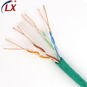 Hochwertiges blankes Kupfer Twisted Pair cat5 cat5e cat 5e UTP sftp ftp stp Netzwerk Ethernet Lan Kabel im Freien