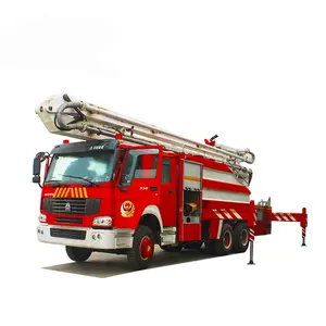 Howo Telescopic Boom Fire Fighting Truck