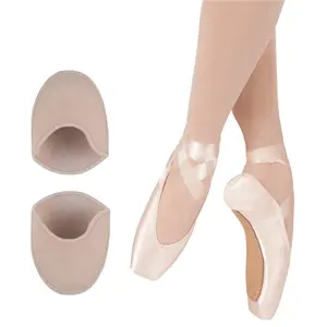 Fußpflege polster Toe Dance Protector Einlegesohlen Half Pads Silikon Balletts chuhe Abdeckungen Toe Pointe Dance Ballett Pointe Schuhe HA00578