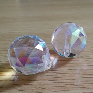 Revêtement en cristal AB <span class=keywords><strong>boule</strong></span> suspendue à facettes en cristal pour décoration de pièces d'éclairage de lustre - Product Image 6