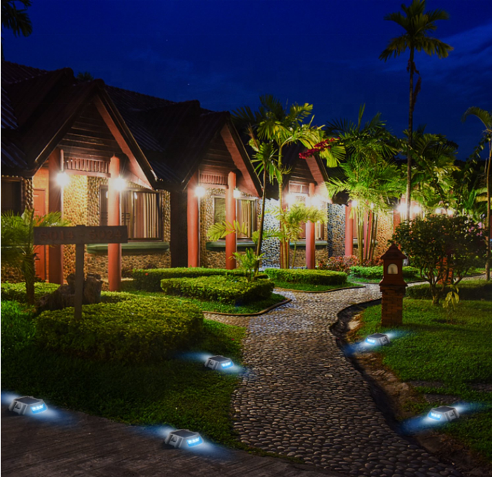 Aluminum Solar LED Dock Light Outdoor IP67 Road Stud 150MA LED Solar Dock Light