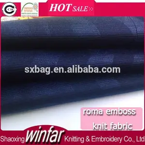 tessile winfar rilievo solido poliestere tinto spandex roma maglia tessuto ponte