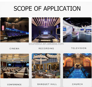 Panneau <span class=keywords><strong>acoustique</strong></span> mural en tissu avec cadre en aluminium, panneaux acoustiques enveloppés de tissu pour grands espaces - Product Image 2