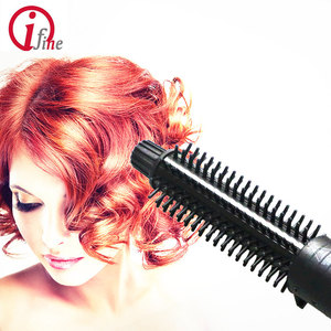 2018 tendencia productos 5 en 1 LED salón de belleza Automic rizador de pelo y plancha de pelo cepillo como tv visto - Product Image 4