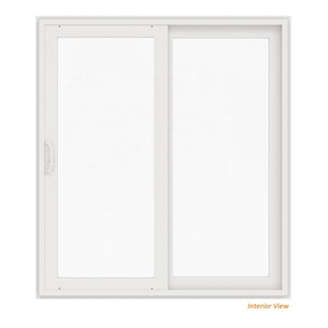 MINGLEI 96X80 americano esterno balcone <span class=keywords><strong>Pvc</strong></span> vinile plastica doppi vetri porte finestre scorrevoli - Product Image 2