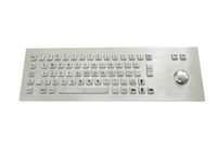 Clavier mécanique imperméable de kiosque en métal industriel de 65 touches avec le touchpad ou la boule de commande