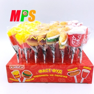 12G Mỹ Thức Ăn Nhanh Văn Hóa Hình Dạng Cứng Kẹo Lollipop Ngọt Bán Buôn Bạc Hà, Trái Cây Hương Vị Chai Đóng Gói Quà Tặng Đóng Gói Bình Thường - Product Image 1