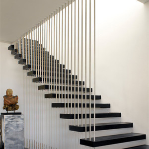 Barandilla de Cable Vertical para Escaleras, Diseño de Escaleras Flotantes - Product Image 3