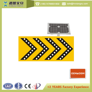 OEM signo indicación de poste de señalización vial solar señal de tráfico solar - Product Image 2
