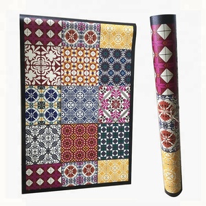 <span class=keywords><strong>Tapis</strong></span> de sol décoratif en <span class=keywords><strong>vinyle</strong></span> avec impression Patchwork, 10 pièces, décoratif, pour la cuisine, le placard ou les autres installations à haute circulation - Product Image 1