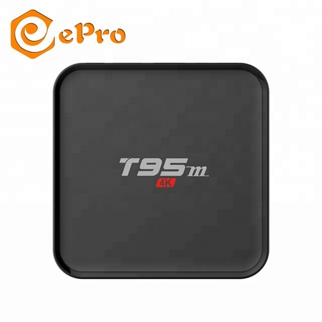 Quad Core smart box S905 Android 7,1 caja de Tv T95m S905X 2 GB 8 GB caja de Tv inteligente T95