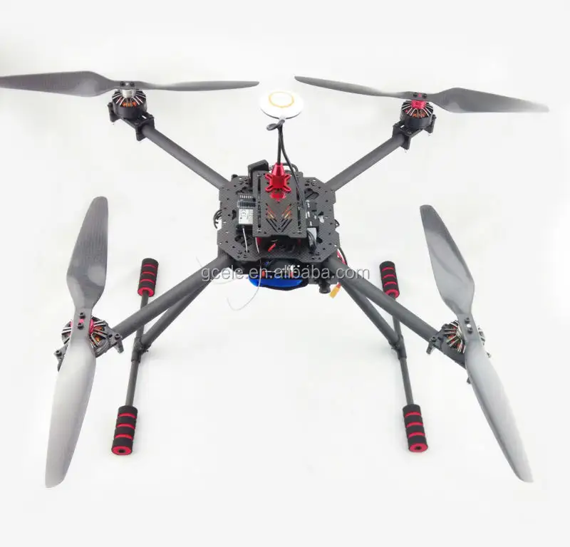 500 mm 4-rotor tetap bingkai serat karbon bingkai quadcopter w / tetap landing gear 