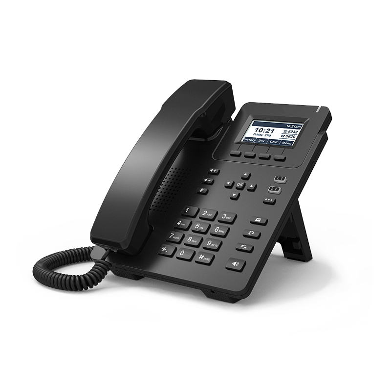 Telefone IP básico D20/D21 de alta qualidade com 6 contas Sip, telefone voip IP Grandstream ATCOM Fanvil YEA-LINK