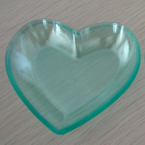 Plato suave con forma de corazón para postre, plato transparente para postre - Product Image 6