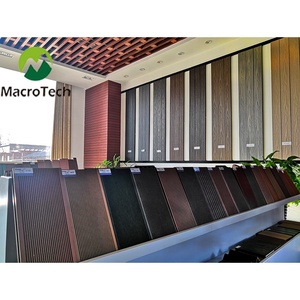 Revêtement de <span class=keywords><strong>sol</strong></span> composite WPC extérieur moderne de haute qualité, imperméable, à gaufrage profond, pour jardin - Product Image 6