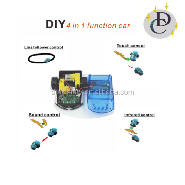 Self Assembly Education DIY Function Robot Car