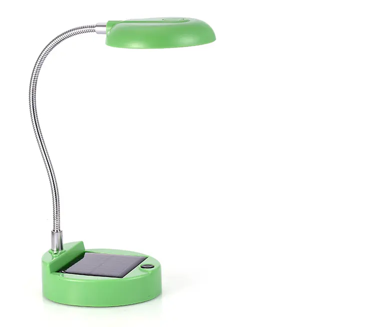 Draagbare Zonne-energie Leeslamp/Solar Panel Led Bureaulamp/Oplaadbare Led Tafellamp