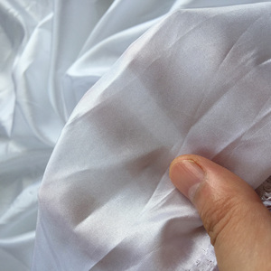 Factory Direct Lightweight Shiny Smooth Soft Silky White 100% Polyester Poly <strong>Trilobal</strong> Lining <strong>Fabric</strong> Anti-Static for Boys Girls - Product Image 4