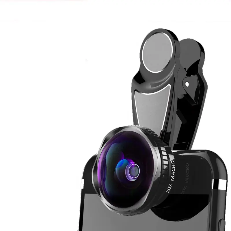 3 in 1 Kit Fisheye Fish Eye Lens 0.67X Wide Angle 10X Macro Lens Mobile Phone Camera Lens