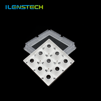 Lentille pcb led 24 degrés, gamme 3x3, mise au point du point, affichage pcb