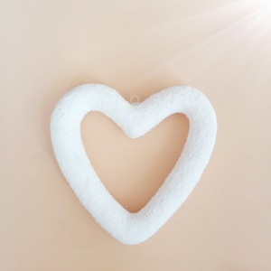 Polystyrene bọt thủ công hình trái tim trang trí đám cưới 17cm bất kỳ màu sắc có sẵn ông thương hiệu hep017 - Product Image 1