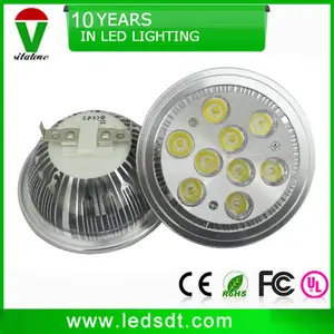 고출력 LED AC85-265V AL 9W G53 ar111 led 스포트 라이트 3 년 보증 스포트 라이트