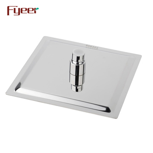 Fyeer Bagno <span class=keywords><strong>Doccia</strong></span> Accessorio Ultra Sottile Quadrato Railnfall In Acciaio <span class=keywords><strong>Inox</strong></span> Soffione <span class=keywords><strong>doccia</strong></span> - Product Image 6