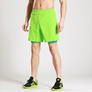 Custom Logo Wholesale Breathable Casual <strong>Drawstring</strong> Woven Plain Blank Cotton Men Gym Sport Running Fitness Shorts - Product Image 2
