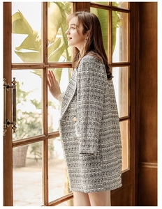 Cappotti lunghi doppiopetto da donna moda invernale a maniche lunghe a maniche lunghe - Product Image 4