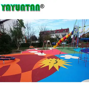 China Supplier EPDM Outdoor Playground Flooring Synthetic Rubber Granulated