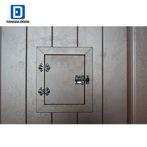 Fangda Multiple Choice <strong>Rustic</strong> Fiberglass Front <strong>Door</strong> with Speakeasy - Product Image 4