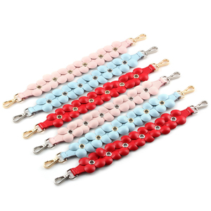 Correa de cuero para mujeres bolso apliques florales cinturón ancho para la bolsa de mensajero - Product Image 6