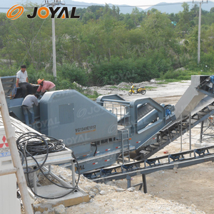 <span class=keywords><strong>JOYAL</strong></span> Brecher 200 Tonnen pro Stunde Stein backen brecher Mobile Station/tragbare Steinbrecher mobile Brech station