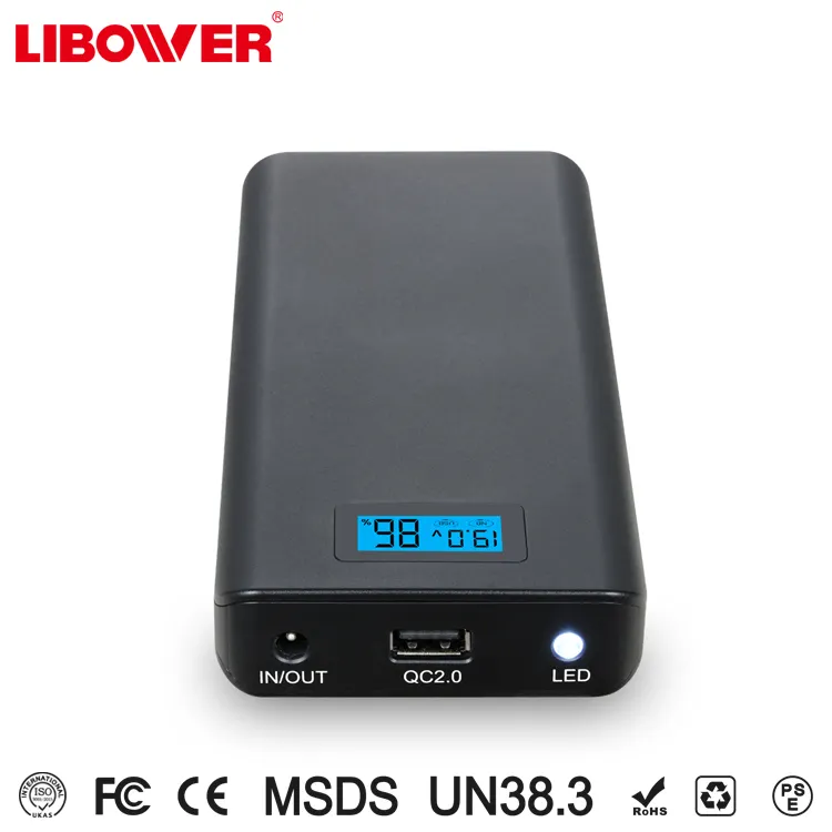 LIBOWER แบตเตอรี่สำรองสำหรับแล็ปท็อป15600MAh,แบตเตอรี่ภายนอก DC 16.5V 19V 20V 24V สำหรับแล็ปท็อปแท็บเล็ตภาพถ่าย