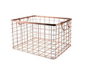 Wire Mesh <strong>Square</strong> Utility Storage Organizer for Kitchen Office Cabinets, Makeup, Bathroom, Laundry, Dirty Clothes Metal <strong>Basket</strong> - Product Image 6