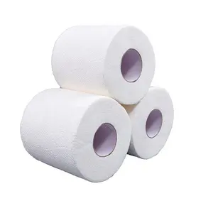 En vrac Bambou Tissu Blanc En Gros De Papier Hygiénique