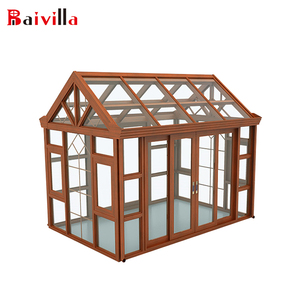 Enceintes de patio extérieur Cadre métallique préfabriqué Salle de verre pour de meilleurs conservatoires - Product Image 4