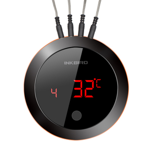 <span class=keywords><strong>Inkbird</strong></span> Bluetooth Intelligent Rechargeable BBQ Thermomètre pour Aliments IBT-4XR - Product Image 1