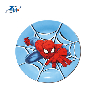 <span class=keywords><strong>Vendita</strong></span> all'ingrosso calda ragno uomo decalcomania porcellana rotonda cena set per la <span class=keywords><strong>vendita</strong></span> di nuovi prodotti - Product Image 5