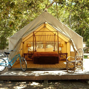2019 yeni stil lüks özel açık glamping tuval kare uzay çadırı - Product Image 2