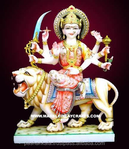 Handmade Colorful Durga Maa <b>Statue</b> - Product Image 1