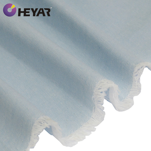 <span class=keywords><strong>100</strong></span>% organik pamuk İpliği boyalı indigo <span class=keywords><strong>chambray</strong></span> kadın büzme kumaş - Product Image 5