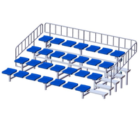 Podium de scène araignée, scène mobile, escaliers de scène