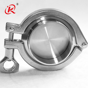 KQ Sanitary - Accesorio de Tubería de Acero Inoxidable 304 316L, Abrazadera Triple, Conector de Extremo Ciego - Product Image 1